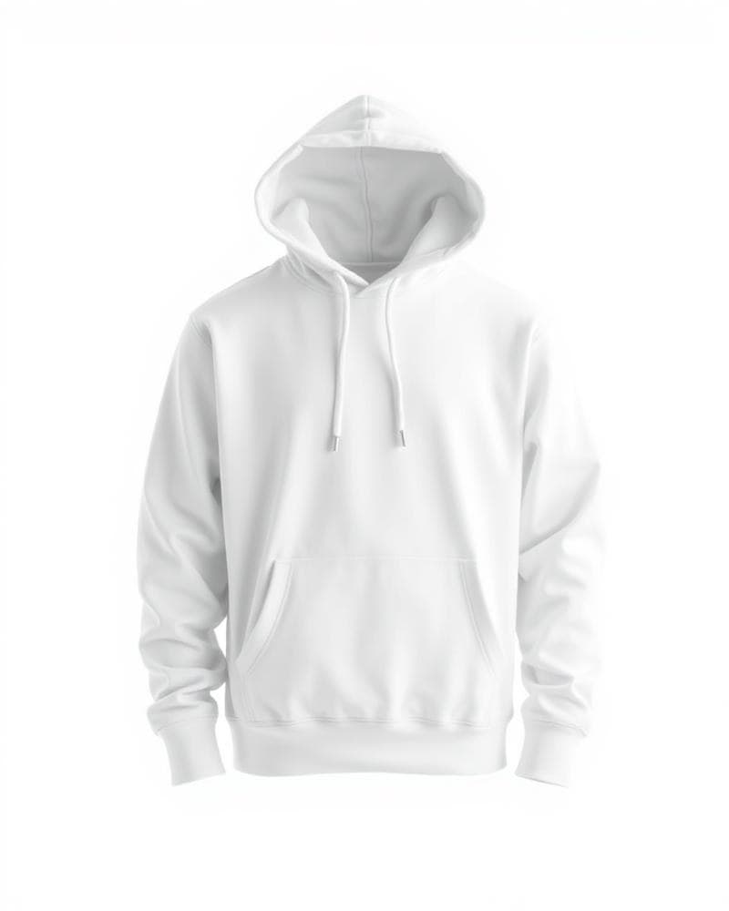 White Oversized Hoodie